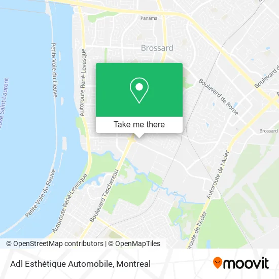 Adl Esthétique Automobile map