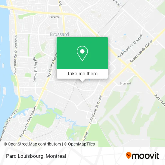 Parc Louisbourg map