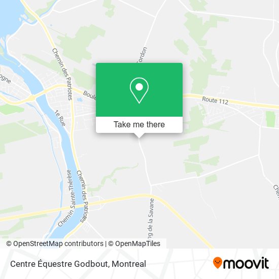Centre Équestre Godbout map