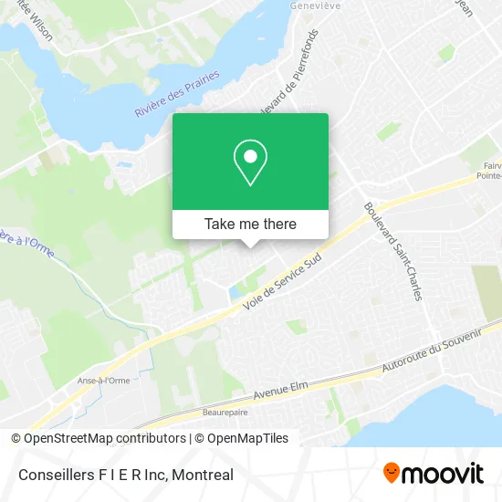 Conseillers F I E R Inc map