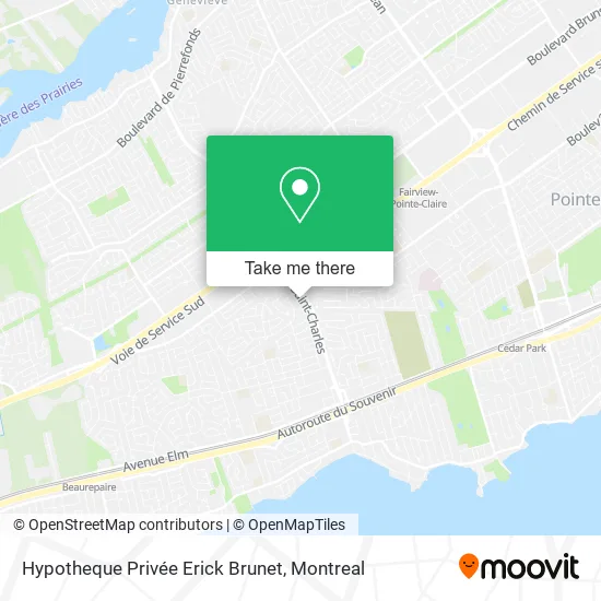 Hypotheque Privée Erick Brunet map