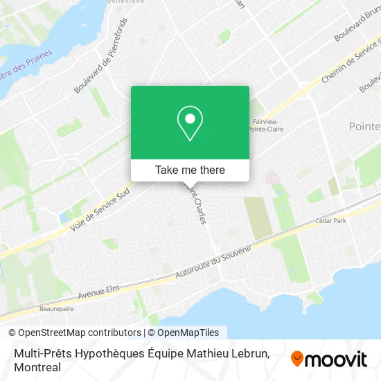 Multi-Prêts Hypothèques Équipe Mathieu Lebrun map