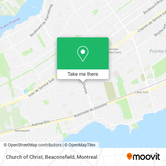 Church of Christ, Beaconsfield map