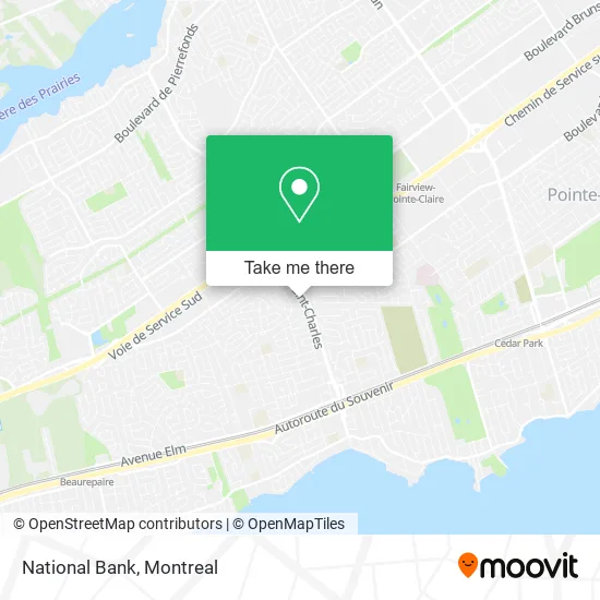 National Bank map
