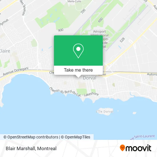 Blair Marshall map