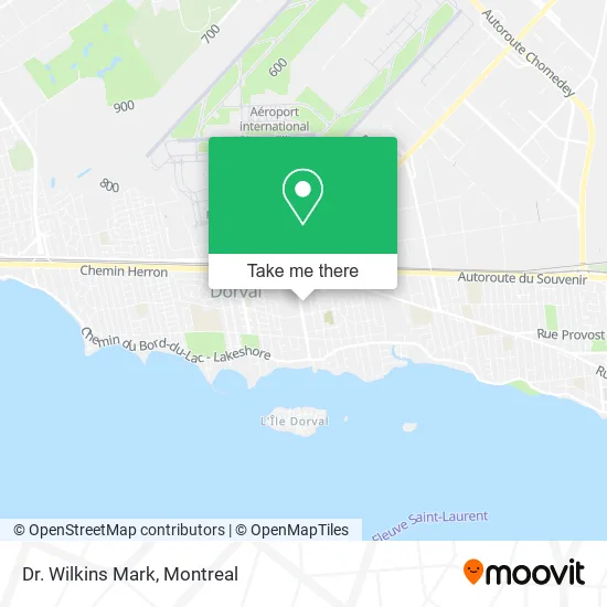 Dr. Wilkins Mark map