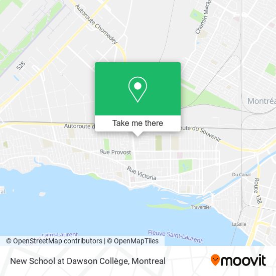 New School at Dawson Collège map