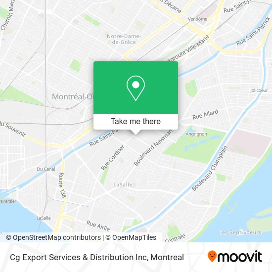 Cg Export Services & Distribution Inc map