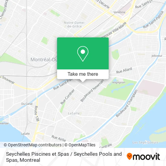 Seychelles Piscines et Spas / Seychelles Pools and Spas map