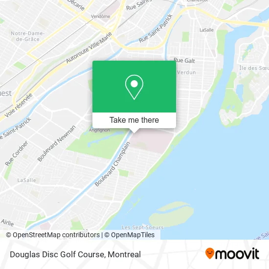 Douglas Disc Golf Course map