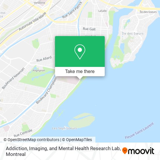 Addiction, Imaging, and Mental Health Research Lab map