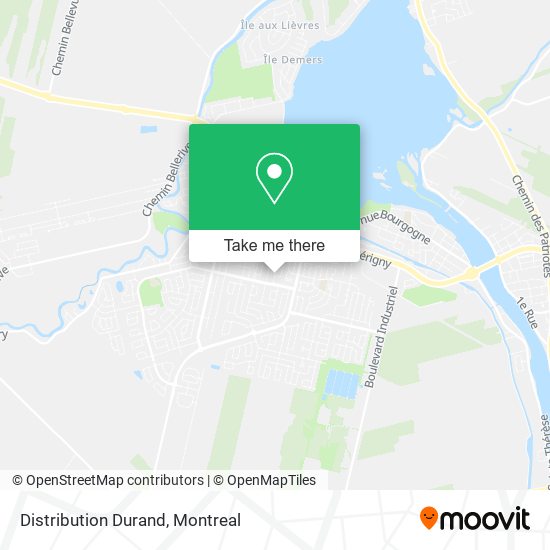 Distribution Durand map