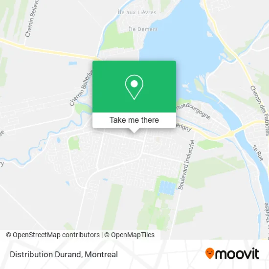 Distribution Durand map