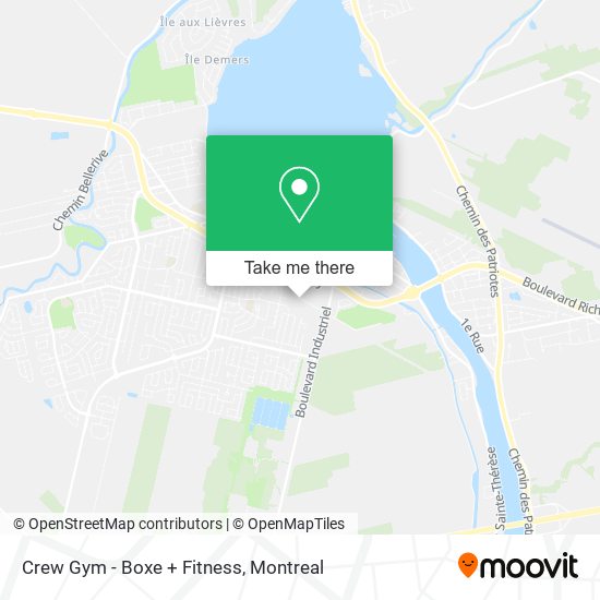 Crew Gym - Boxe + Fitness map