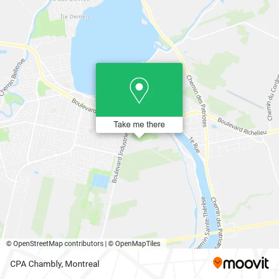 CPA Chambly map