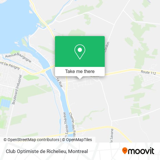 Club Optimiste de Richelieu map
