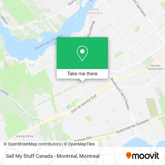 Sell My Stuff Canada - Montréal map
