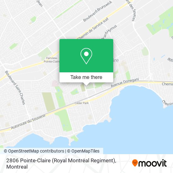 2806 Pointe-Claire (Royal Montréal Regiment) map