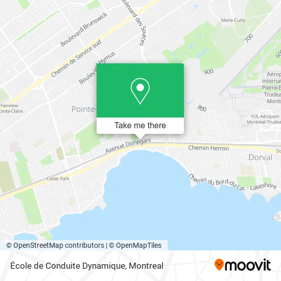 École de Conduite Dynamique map