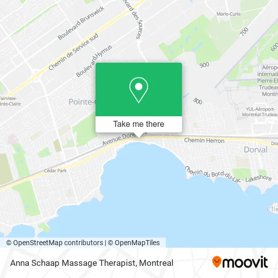 Anna Schaap Massage Therapist map