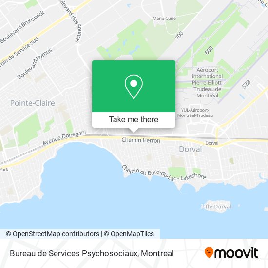 Bureau de Services Psychosociaux map