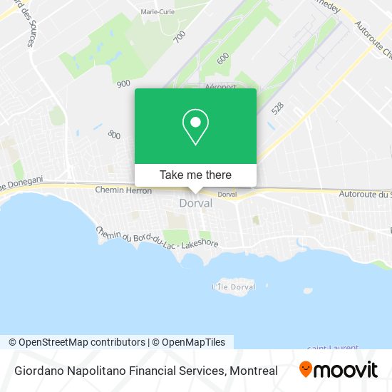 Giordano Napolitano Financial Services map