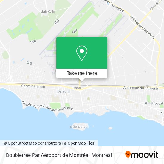 Doubletree Par Aéroport de Montréal map