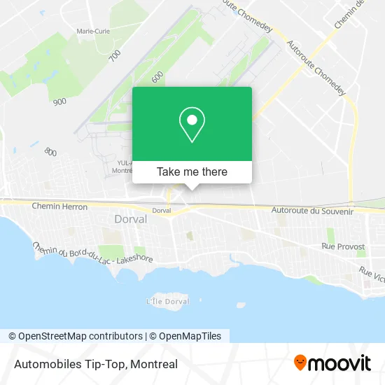 Automobiles Tip-Top map