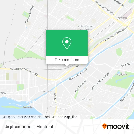 Jiujitsumontreal map