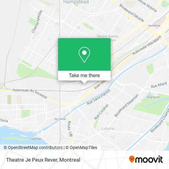 Theatre Je Peux Rever map