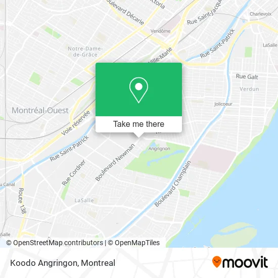Koodo Angringon map