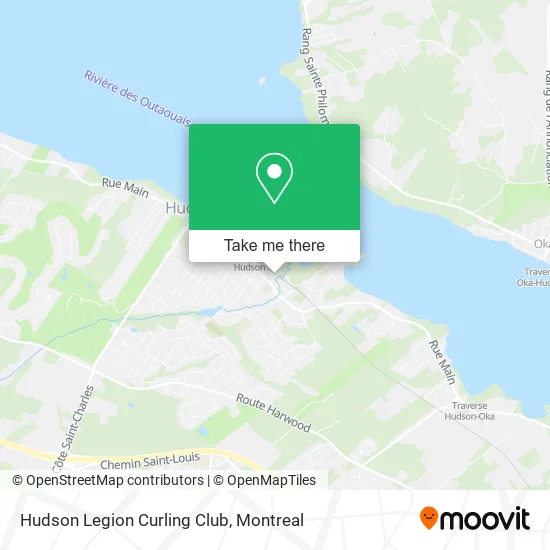 Hudson Legion Curling Club map