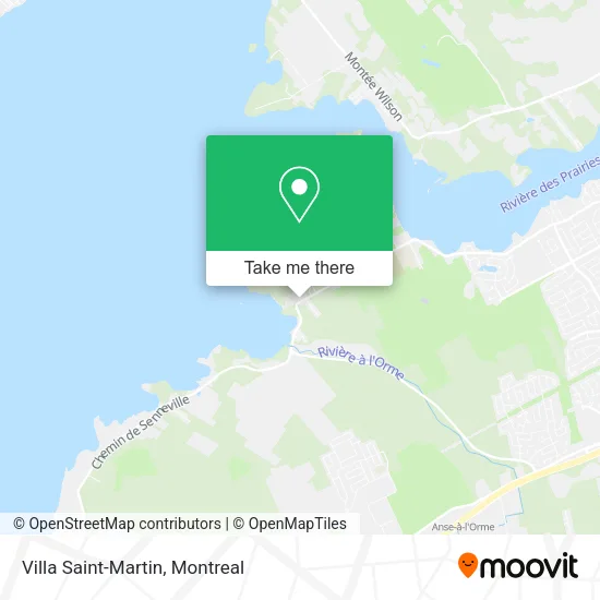 Villa Saint-Martin map