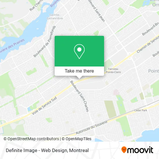 Definite Image - Web Design map