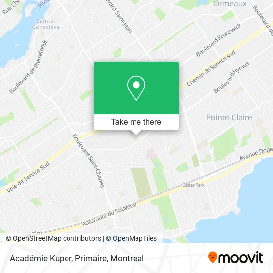 Académie Kuper, Primaire map