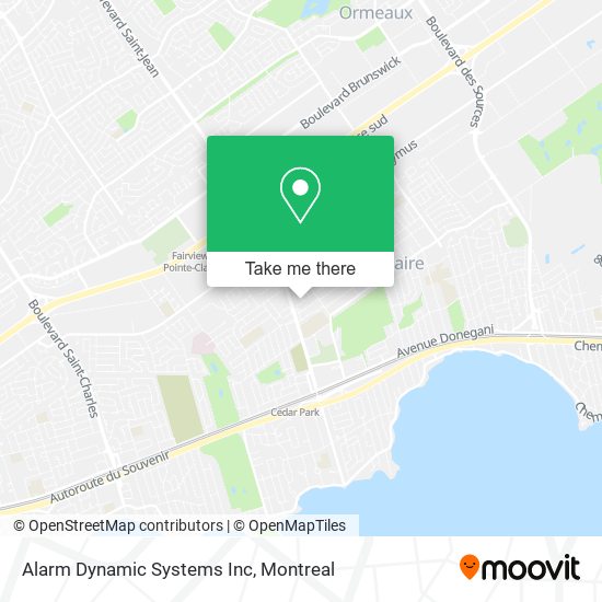 Alarm Dynamic Systems Inc map