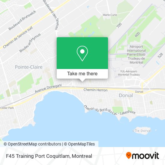 F45 Training Port Coquitlam map