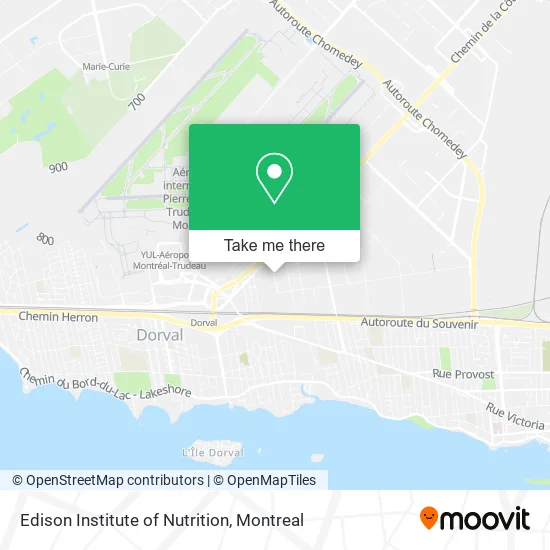 Edison Institute of Nutrition map