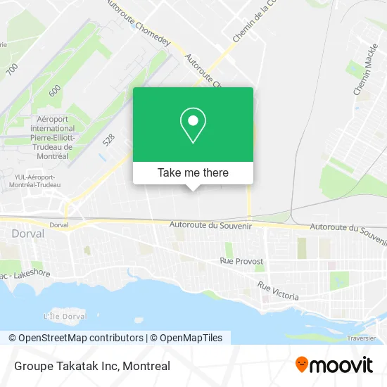 Groupe Takatak Inc map