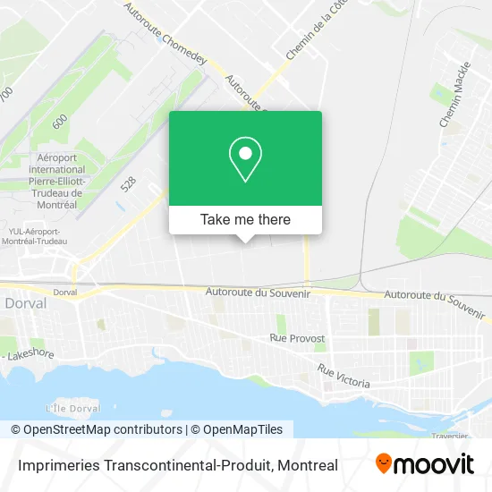 Imprimeries Transcontinental-Produit map