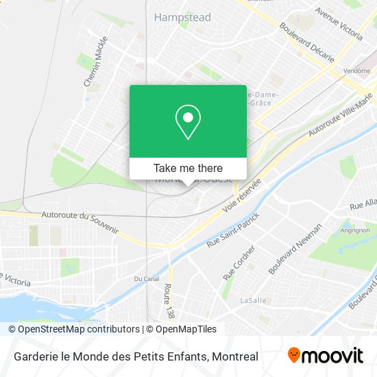 Garderie le Monde des Petits Enfants map