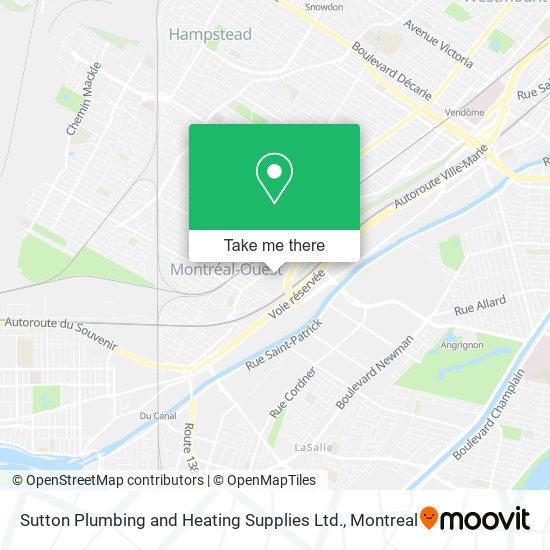 Sutton Plumbing and Heating Supplies Ltd. map