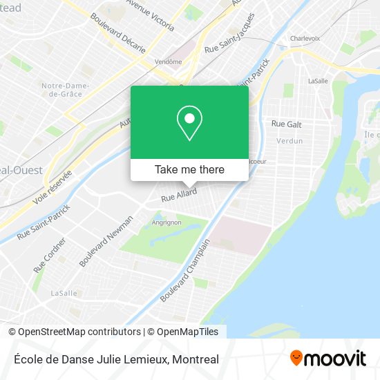 École de Danse Julie Lemieux map