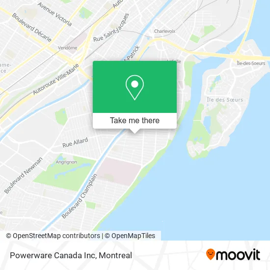 Powerware Canada Inc map