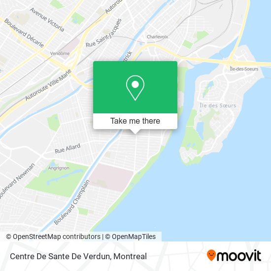 Centre De Sante De Verdun map