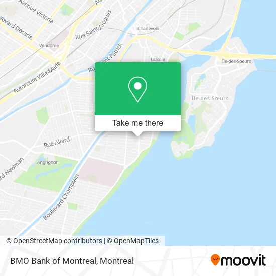 BMO Bank of Montreal map
