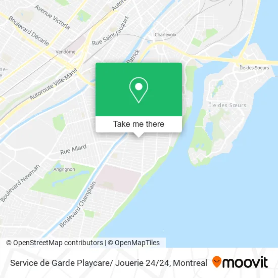 Service de Garde Playcare/ Jouerie 24 / 24 map