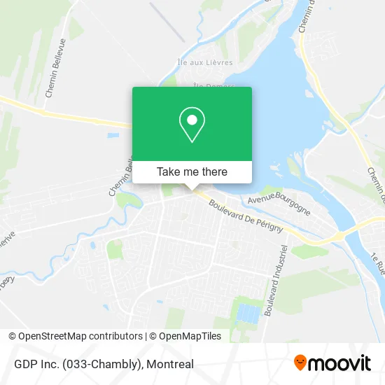 GDP Inc. (033-Chambly) map