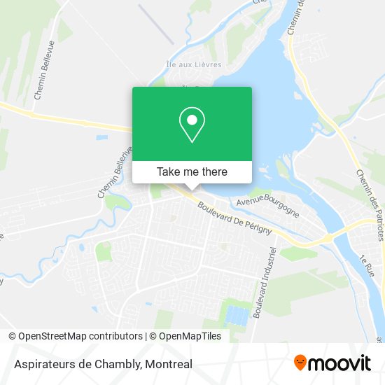 Aspirateurs de Chambly map