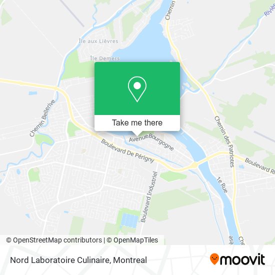 Nord Laboratoire Culinaire map